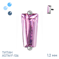 Накрутка Rect Pink 1.2 мм